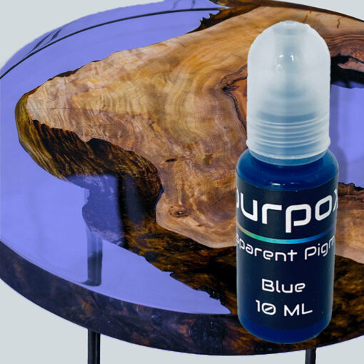Blue transparent
