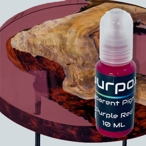 Purple red transparent