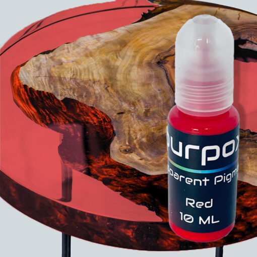 Red transparent