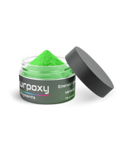 Emerald green mica pigment