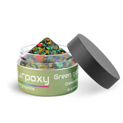 Green Golden diamond pigment