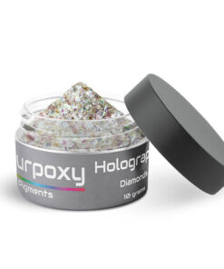 Holographic diamond pigment