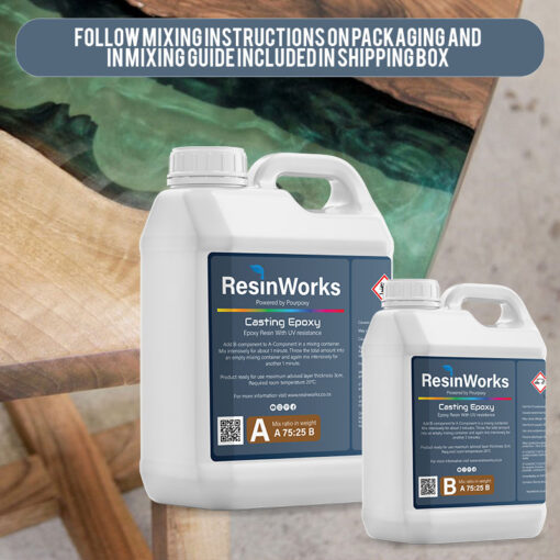 Casting Resin from Pourpoxy – UV – Pour up to 3 cm