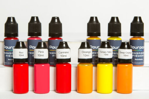Transparent Pigments - 10ml Sunset Spectrum (Warm & Inviting) - Image 2